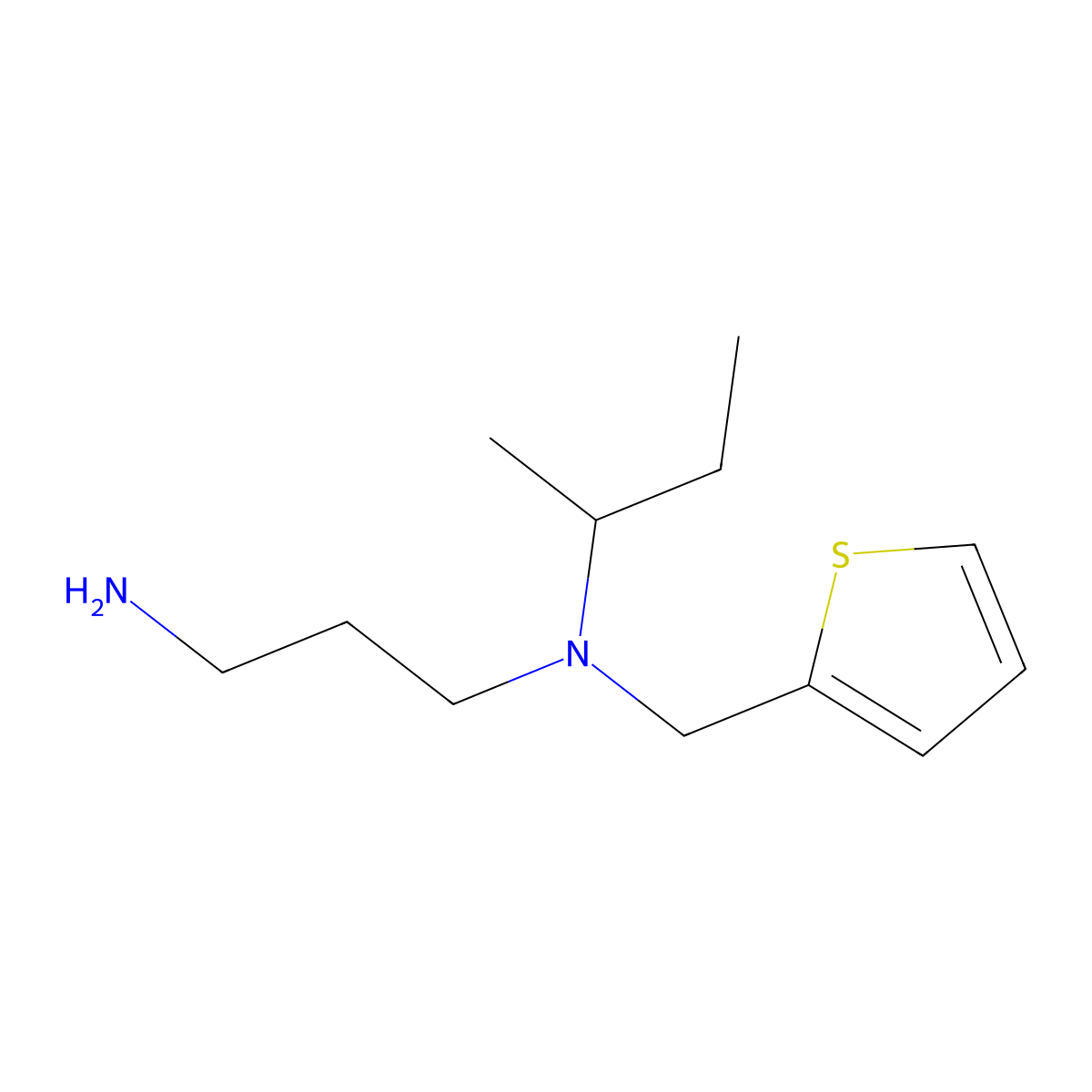 N-(sec-Butyl)-N-(2-thienylmethyl)propane-1,3-diamine molecular structure, CAS 1172431-36-5