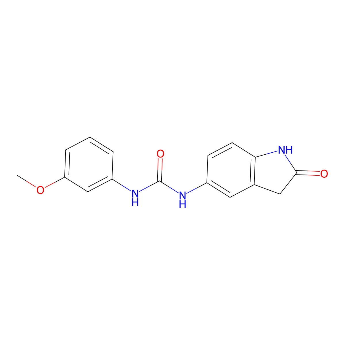 1-(3-Methoxyphenyl)-3-(2-oxoindolin-5-yl)urea molecular structure, CAS 1172450-78-0