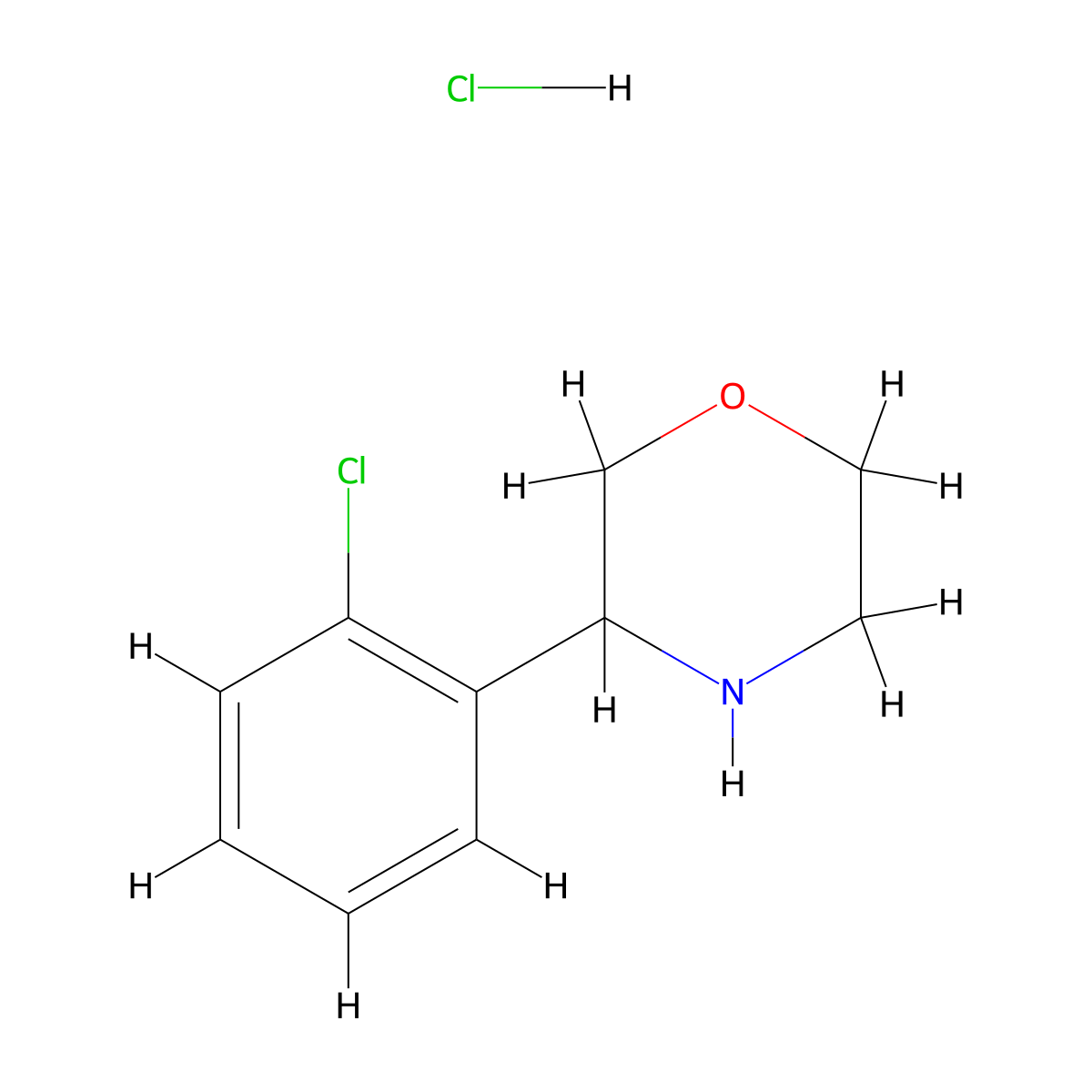 3-(2-Chlorophenyl)morpholine hydrochloride molecular structure, CAS 1172507-31-1