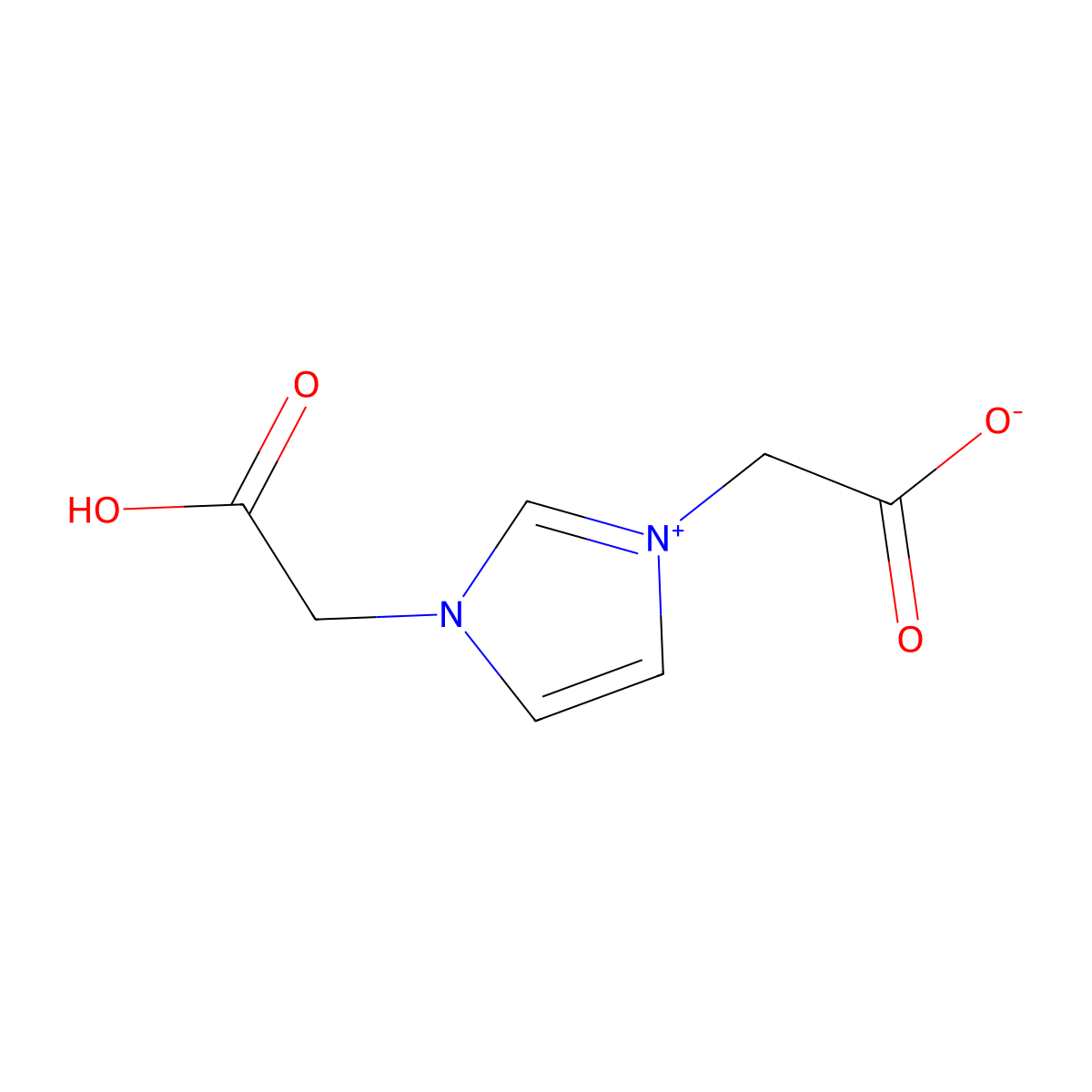 2-(1-(Carboxymethyl)-1h-imidazol-3-ium-3-yl)acetate molecular structure, CAS 117255-11-5