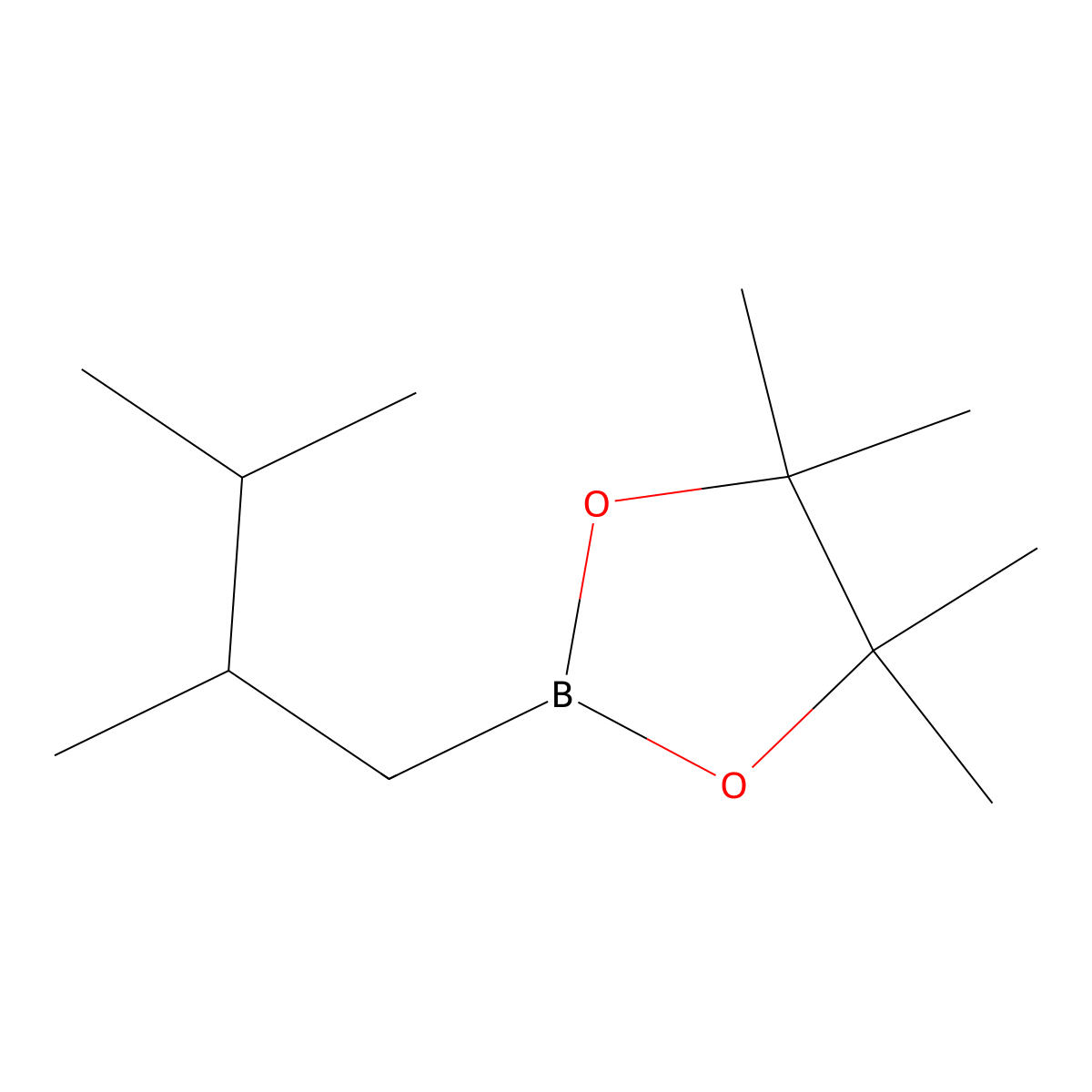 2-(2,3-Dimethylbutyl)-4,4,5,5-tetramethyl-1,3,2-dioxaborolane molecular structure, CAS 1172581-29-1