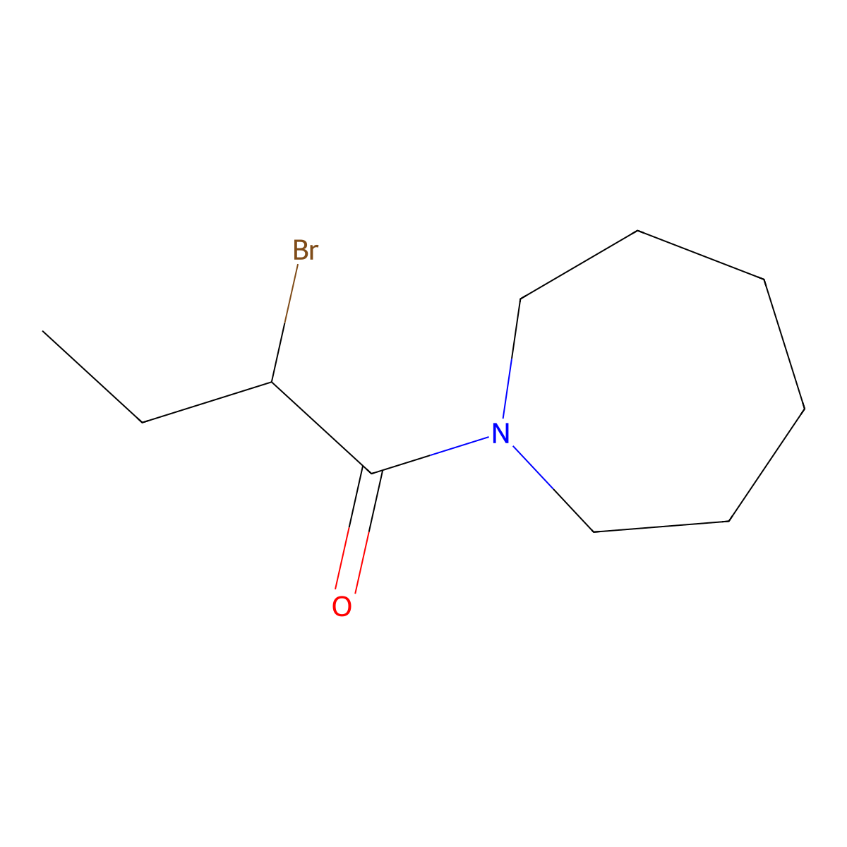 1-(2-Bromobutanoyl)azepane molecular structure, CAS 1172770-52-3