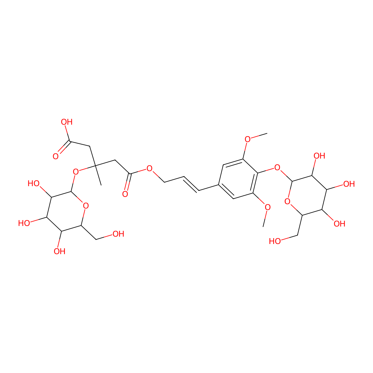 Tangshenoside I molecular structure, CAS 117278-74-7