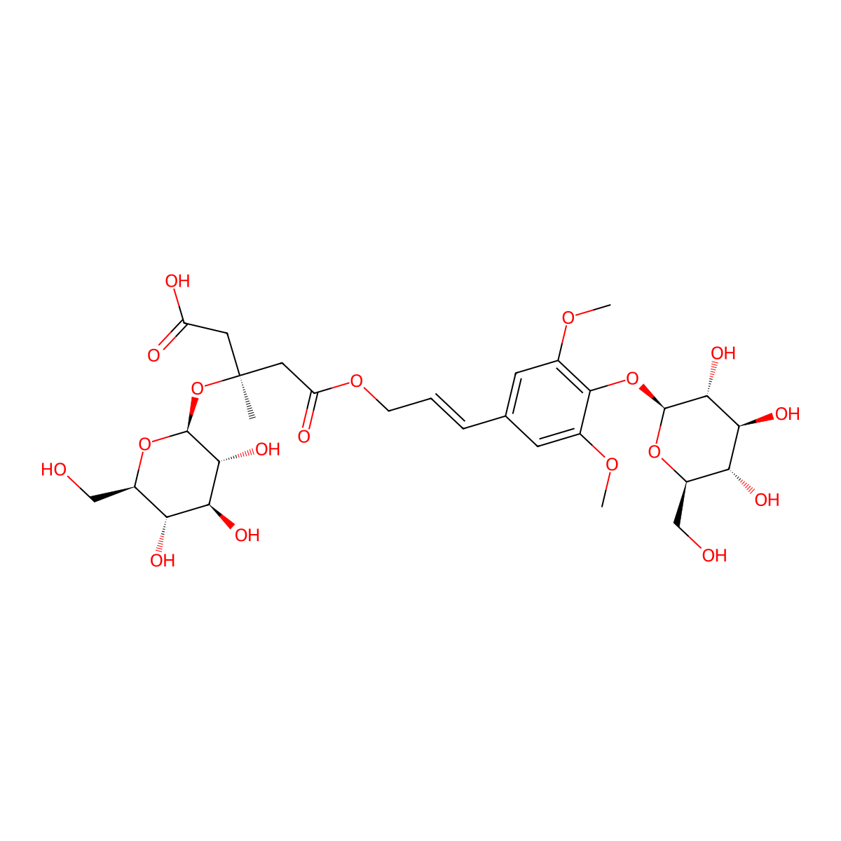 Tangshenoside I molecular structure, CAS 117278-74-7