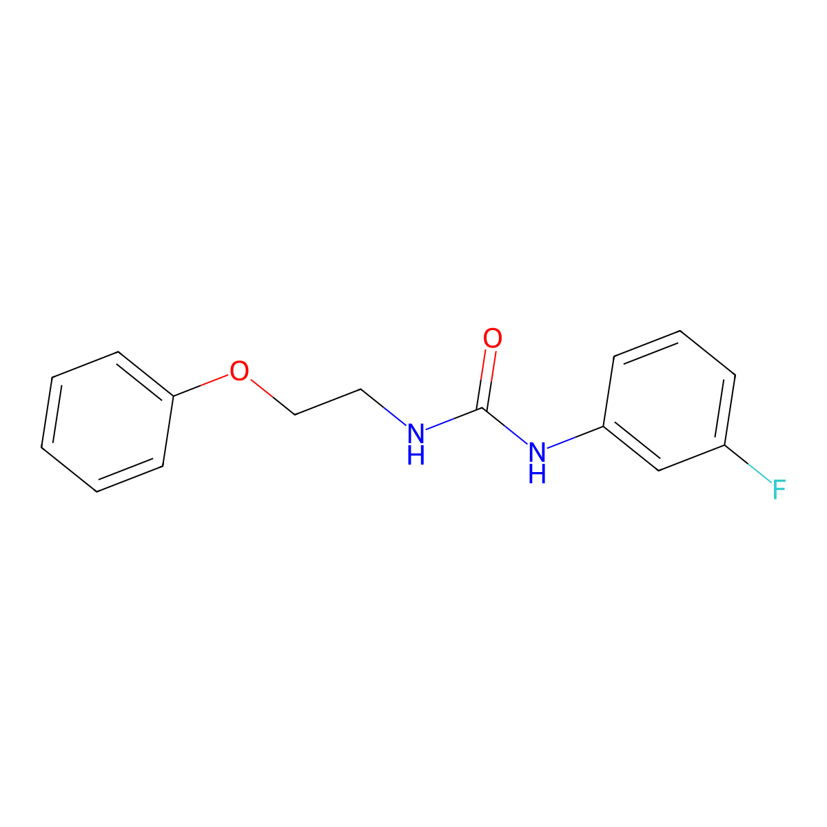 1-(3-Fluorophenyl)-3-(2-phenoxyethyl)urea molecular structure, CAS 1172791-99-9