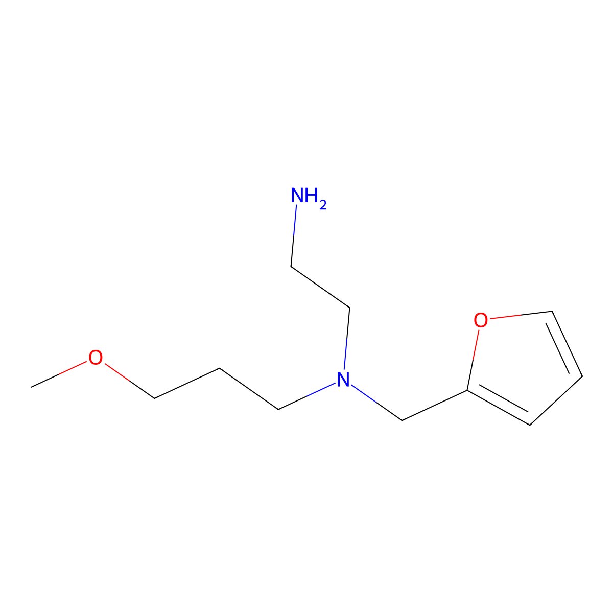 N-(2-Furylmethyl)-N-(3-methoxypropyl)ethane-1,2-diamine molecular structure, CAS 1172926-47-4