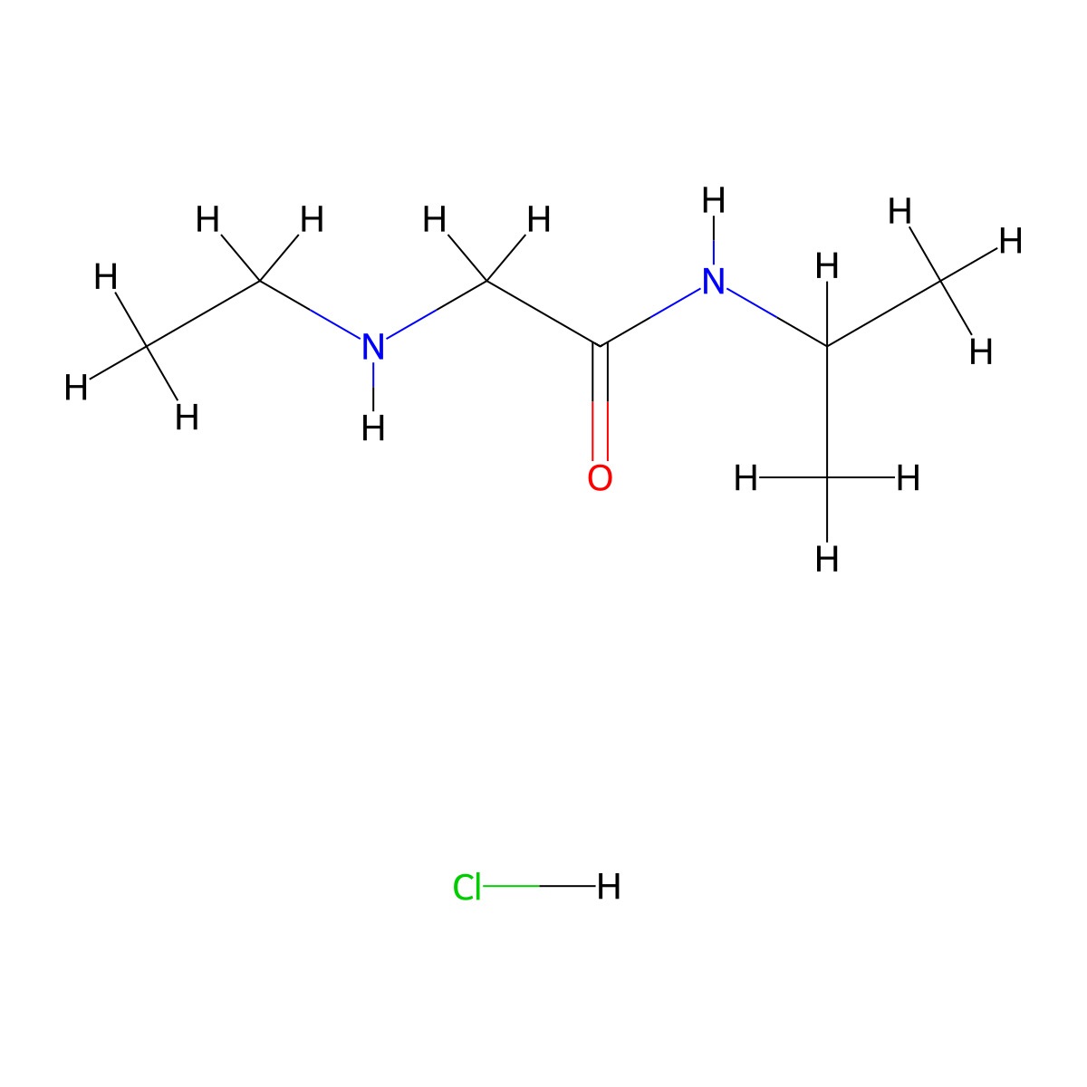 2-(ethylamino)-N-(propan-2-yl)acetamide hydrochloride molecular structure, CAS 1172936-82-1