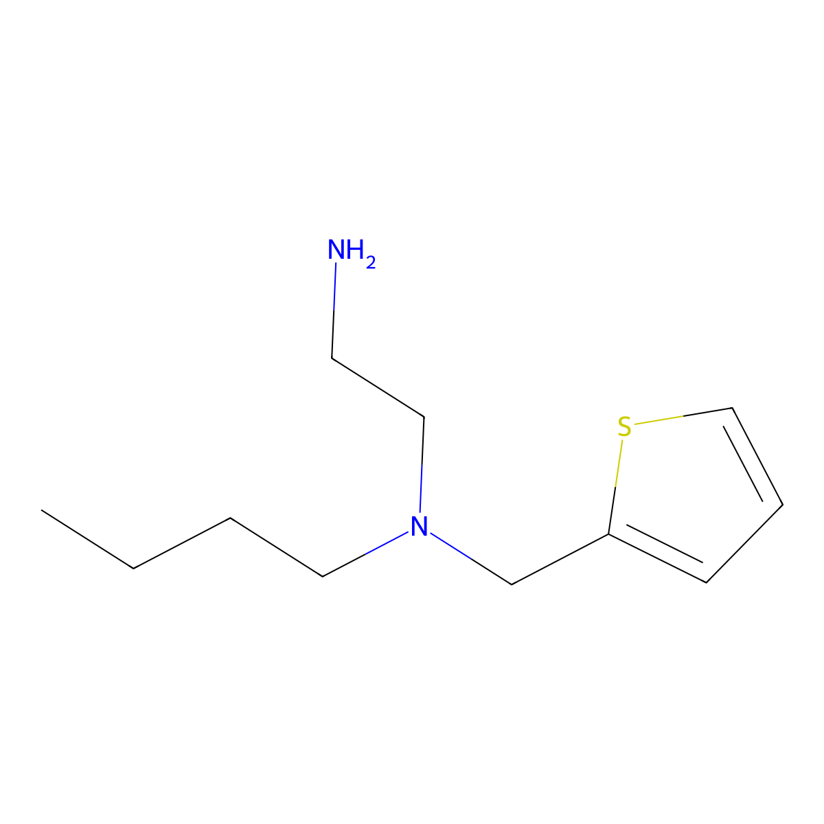 N-Butyl-N-(2-thienylmethyl)ethane-1,2-diamine molecular structure, CAS 1172938-36-1