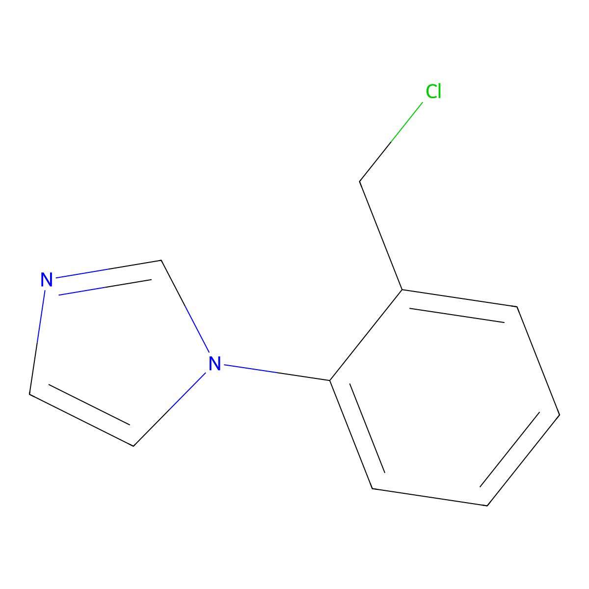 1-(2-(Chloromethyl)phenyl)-1H-imidazole molecular structure, CAS 117296-93-2