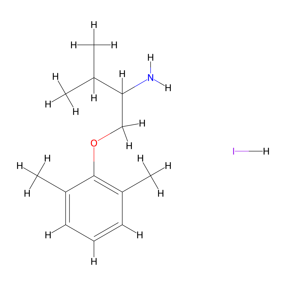 R(-)-Me5 hydriodide molecular structure, CAS 1173019-55-0