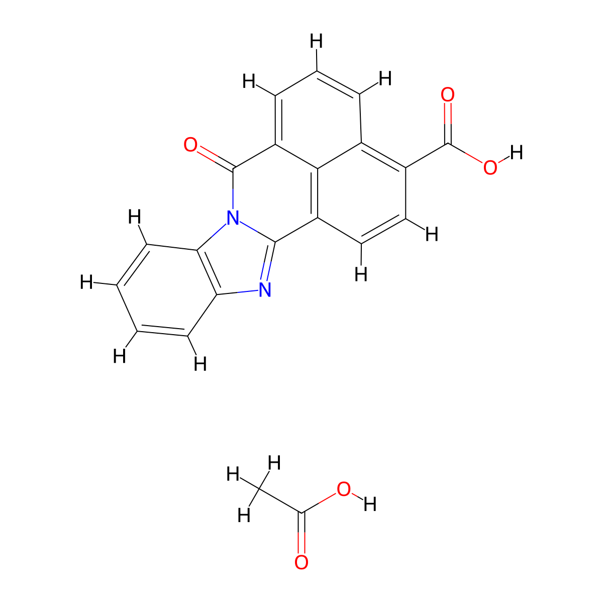 STO-609 acetate molecular structure, CAS 1173022-21-3