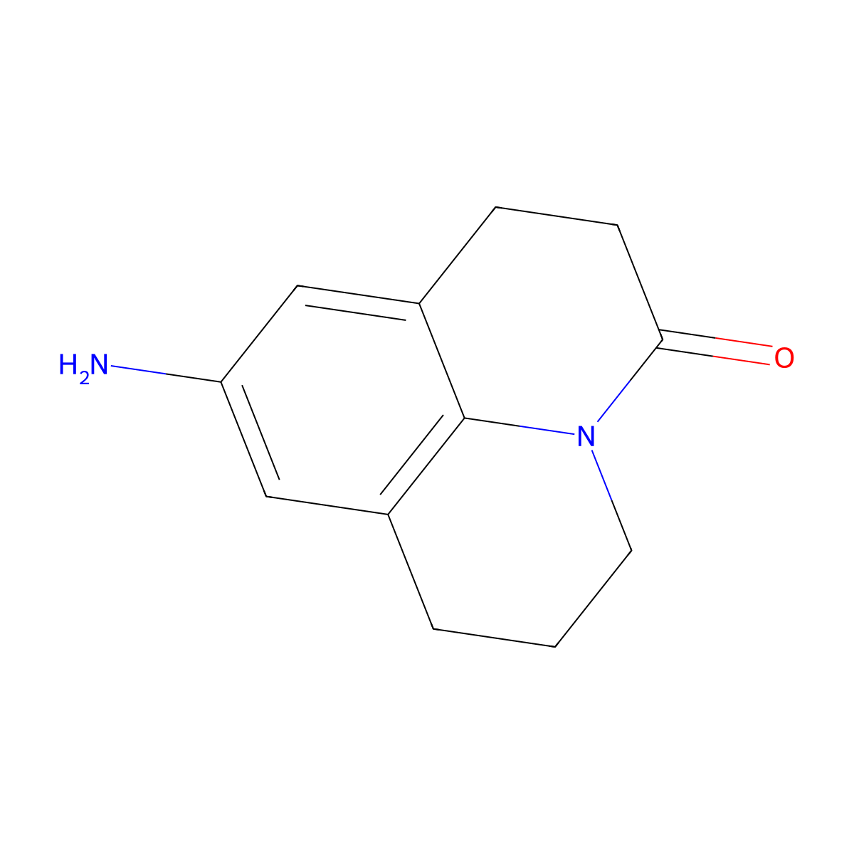 9-amino-2,3,6,7-tetrahydro-1H,5H-pyrido[3,2,1-ij]quinolin-5-one molecular structure, CAS 1173024-83-3
