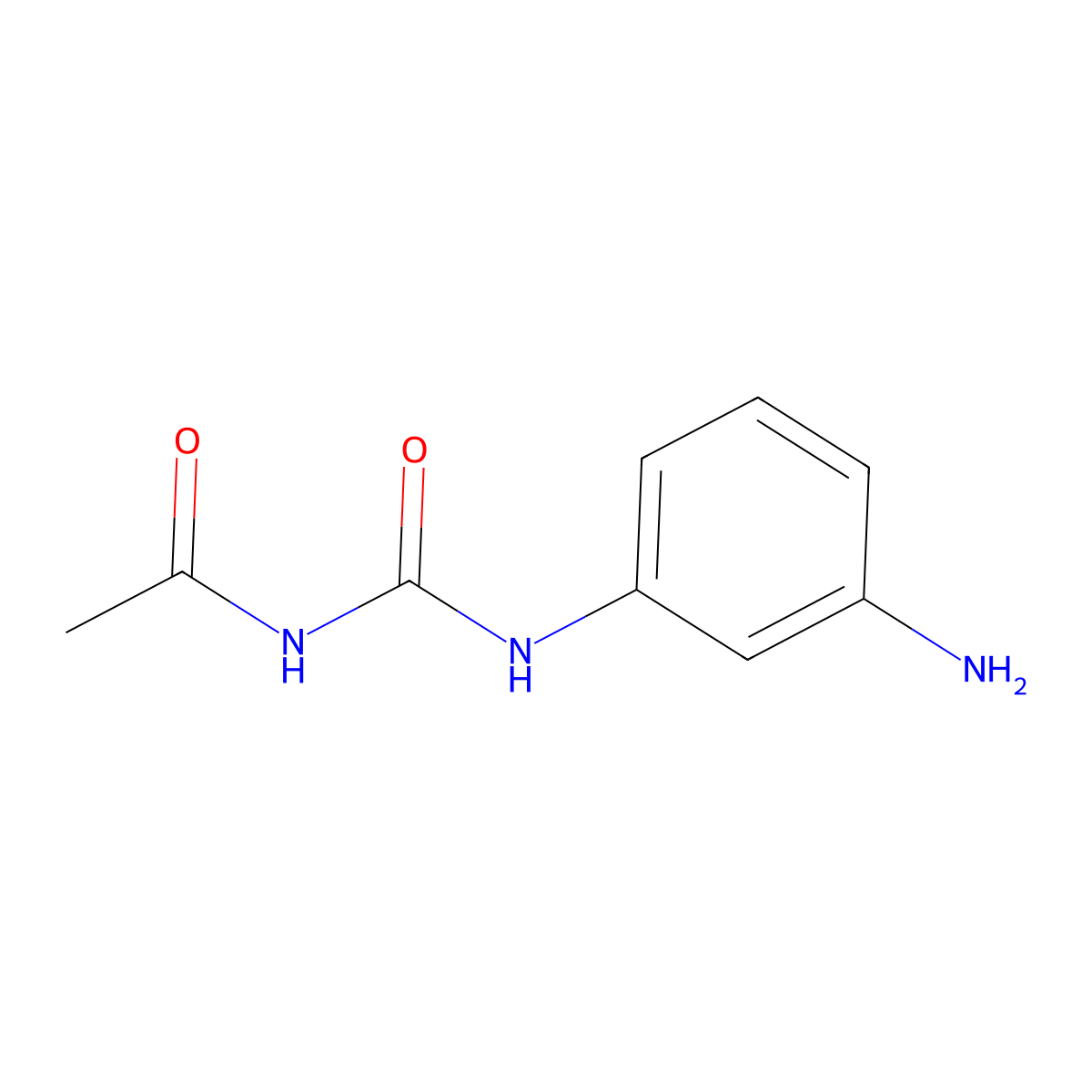 3-Acetyl-1-(3-aminophenyl)urea molecular structure, CAS 1173087-46-1