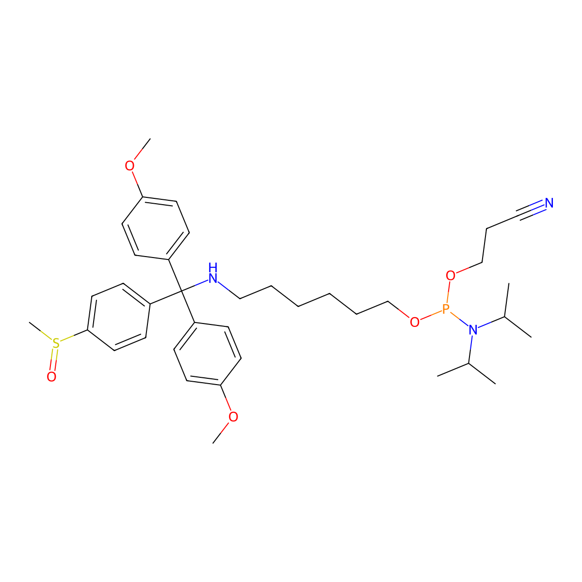 DMS(O)MT aminolink C6 molecular structure, CAS 1173109-53-9