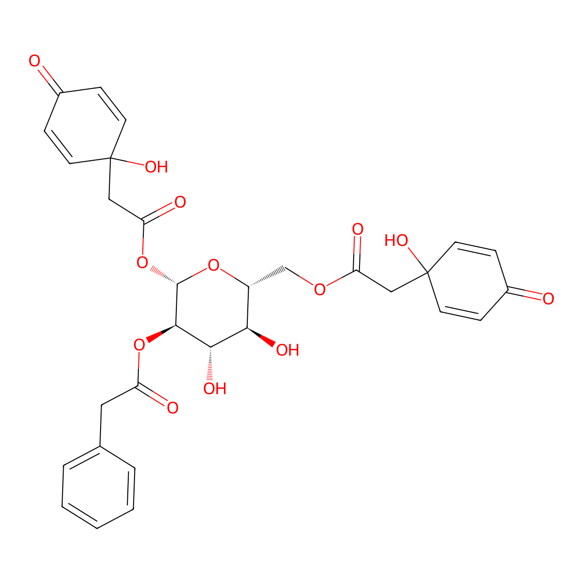 Jacaglabroside B molecular structure, CAS 117316-68-4