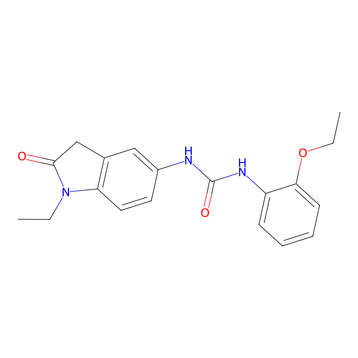 1-(2-Ethoxyphenyl)-3-(1-ethyl-2-oxoindolin-5-yl)urea molecular structure, CAS 1173255-89-4