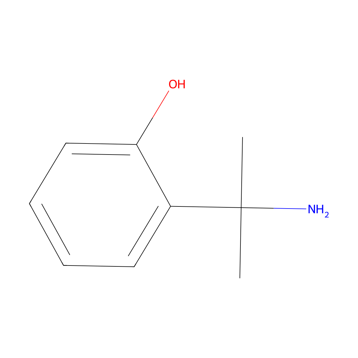 2-(2-Aminopropan-2-yl)phenol molecular structure, CAS 117343-33-6