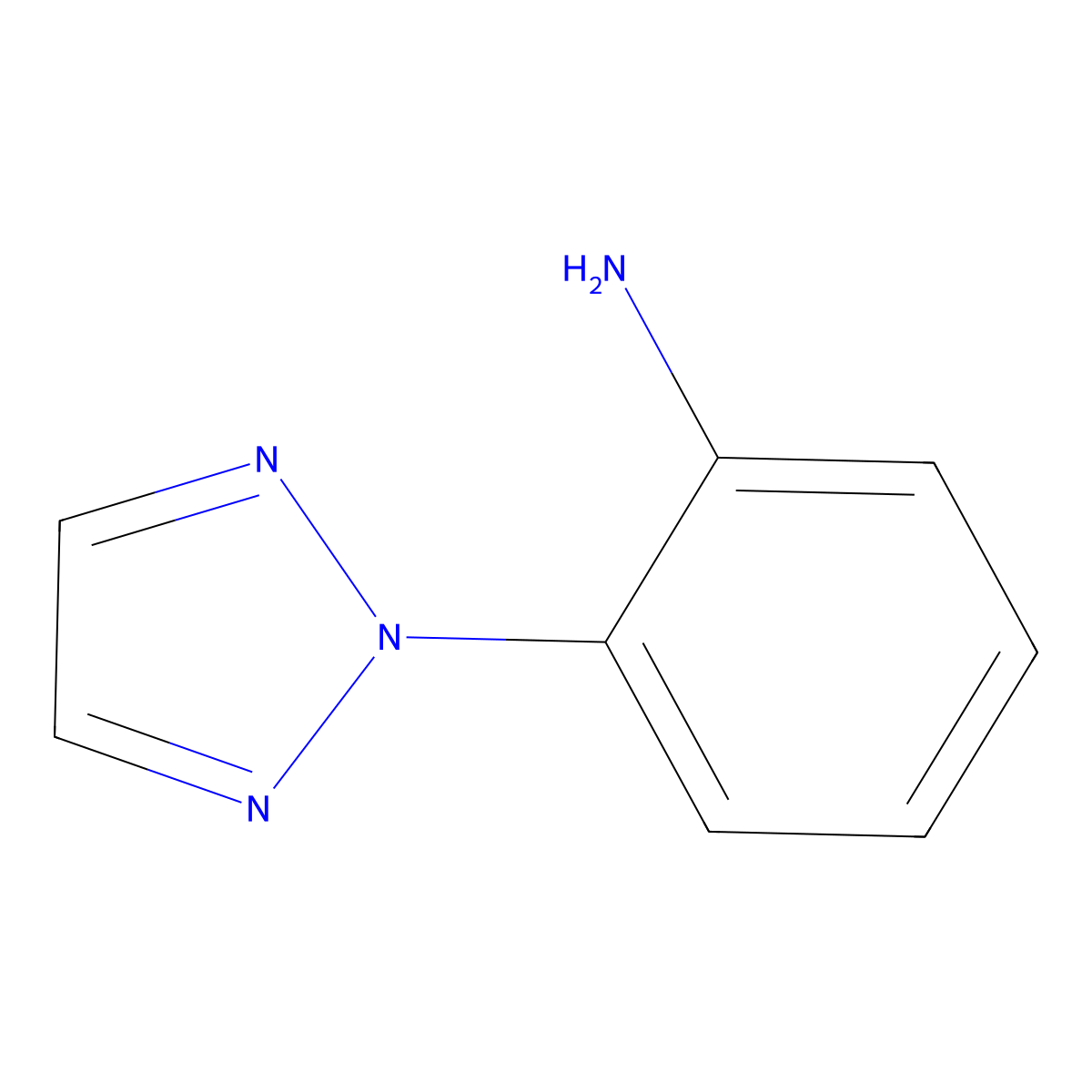 2-(2H-1,2,3-Triazol-2-yl)aniline molecular structure, CAS 1173462-33-3