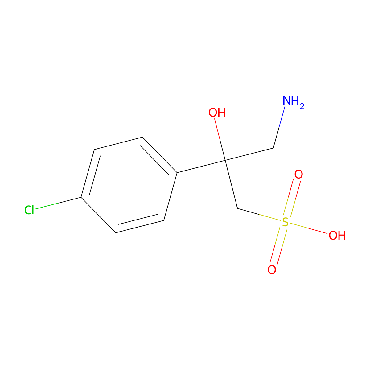 2-Hydroxysaclofen molecular structure, CAS 117354-64-0