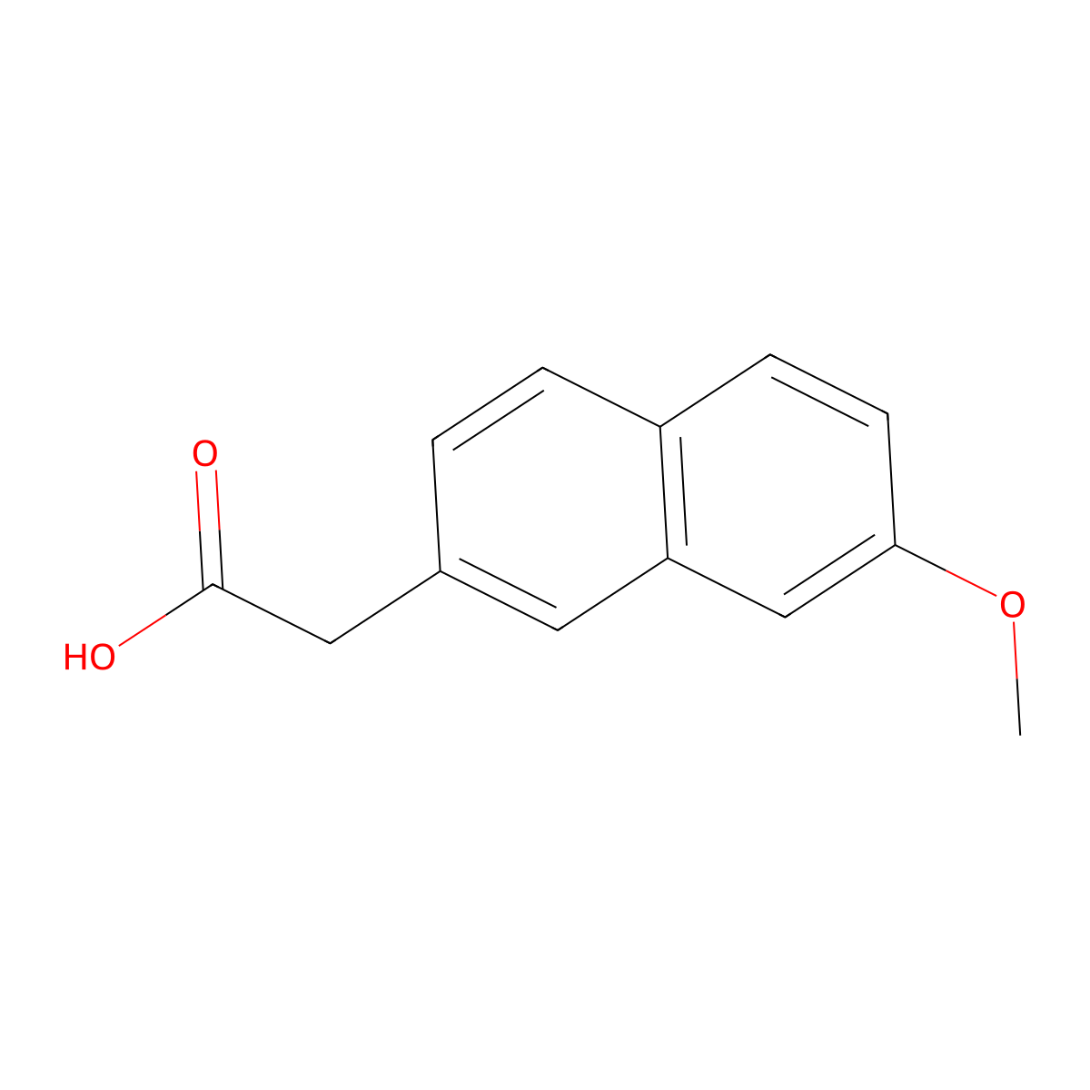 2-(7-Methoxynaphthalen-2-yl)acetic acid molecular structure, CAS 117356-36-2