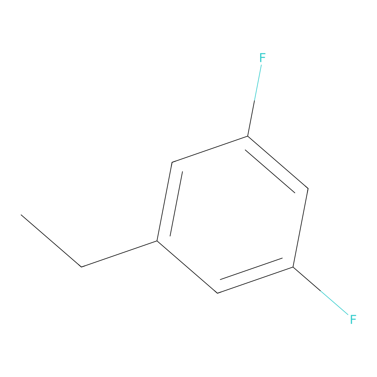 1-Ethyl-3,5-difluorobenzene molecular structure, CAS 117358-52-8