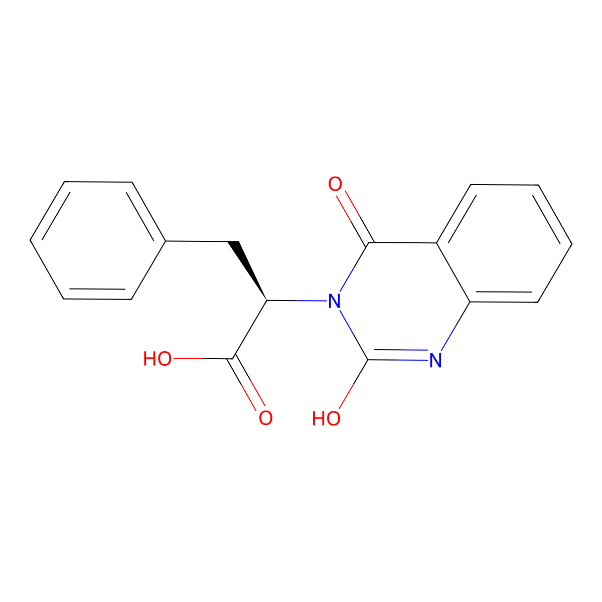 (R)-2-(2,4-Dioxo-1,4-dihydroquinazolin-3(2H)-yl)-3-phenylpropanoic acid molecular structure, CAS 1173665-32-1