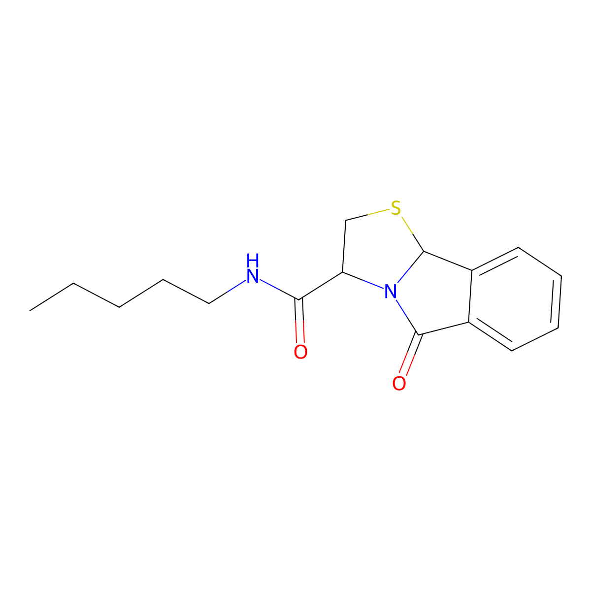 (3R)-5-oxo-N-pentyl-2,3,5,9b-tetrahydro[1,3]thiazolo[2,3-a]isoindole-3-carboxamide molecular structure, CAS 1173676-52-2