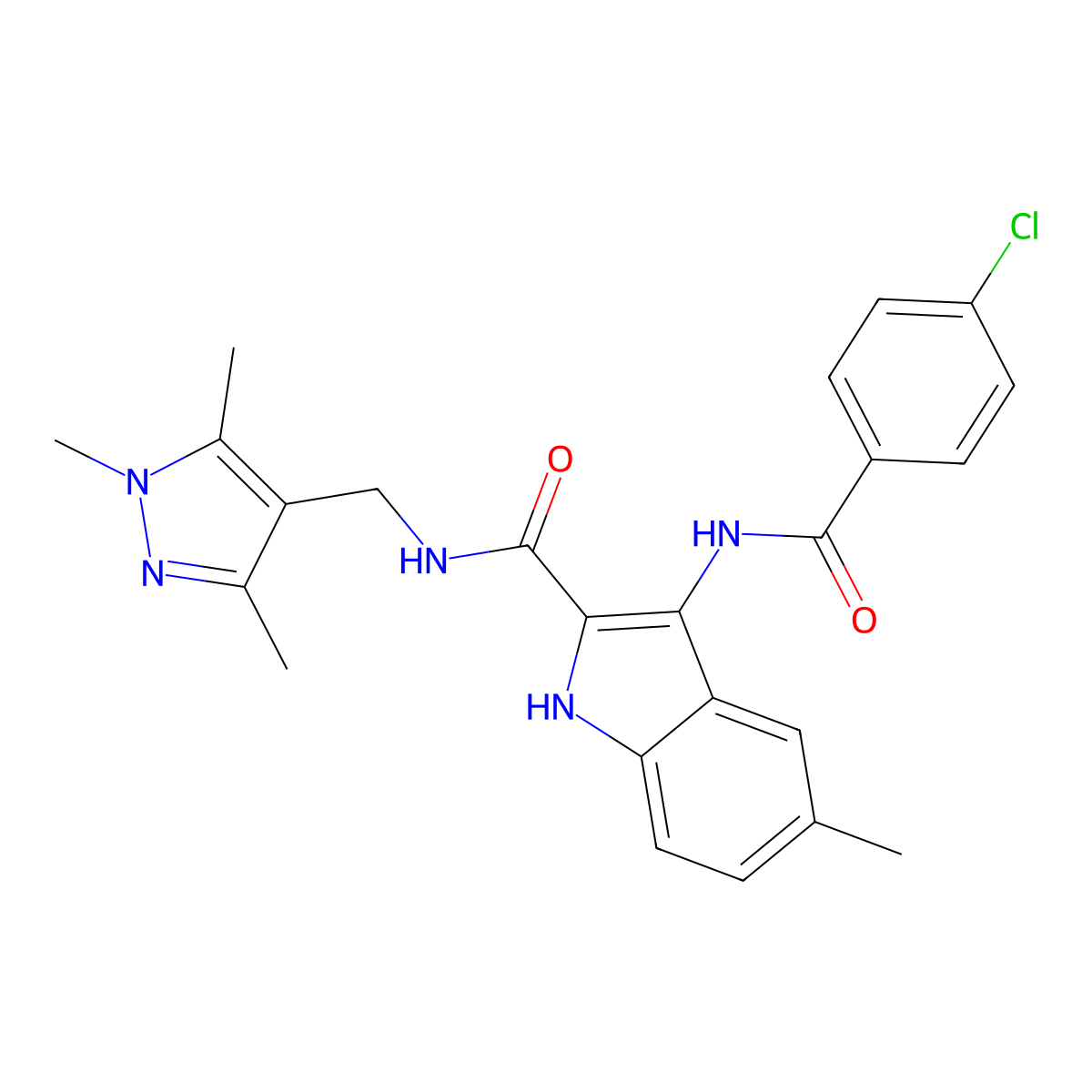 N-(3-fluoro-4-methylphenyl)-7-methyl-3-(pyrrolidin-1-ylcarbonyl)-1,8-naphthyridin-4-amine molecular structure, CAS 1173760-28-5
