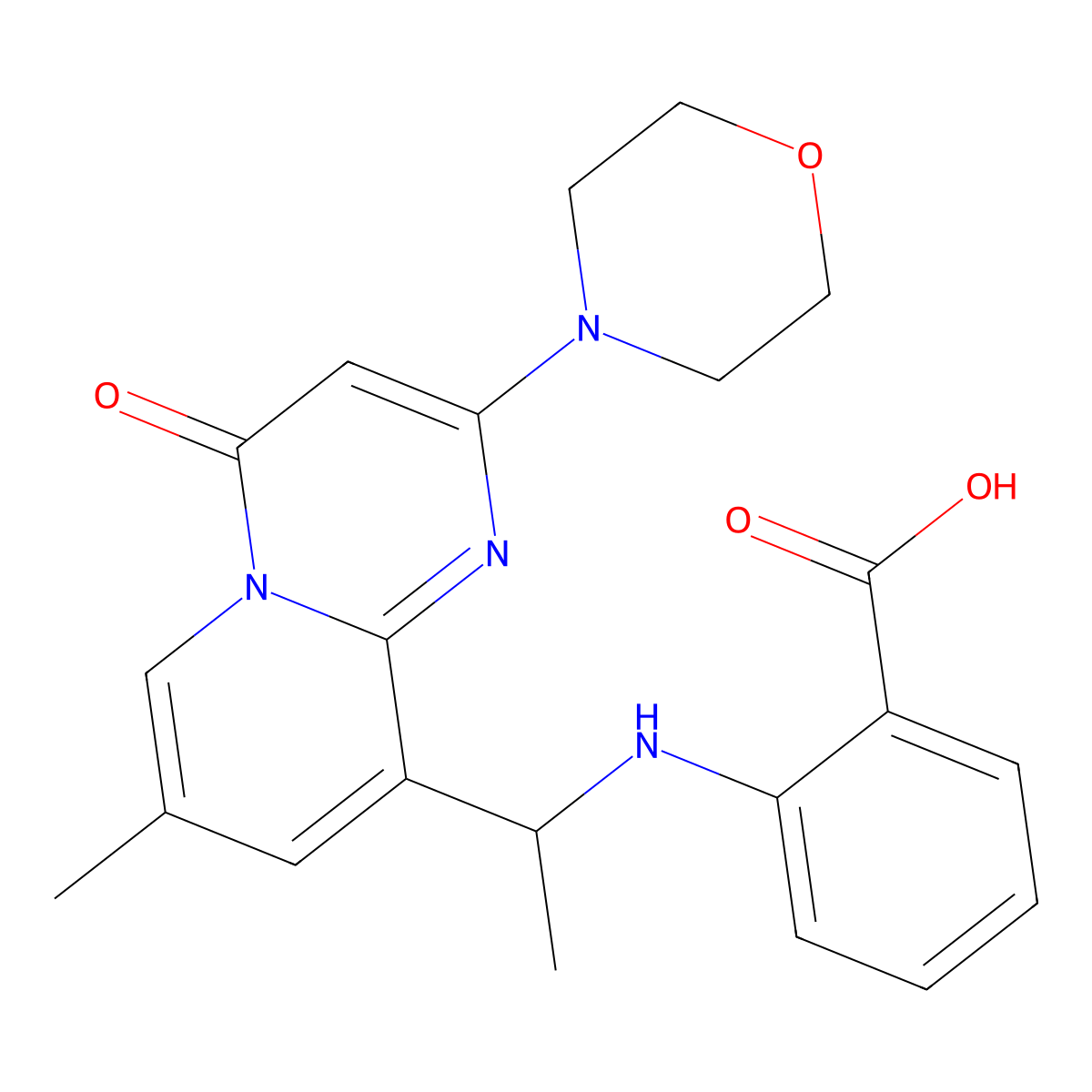 Azd-6482 molecular structure, CAS 1173900-33-8