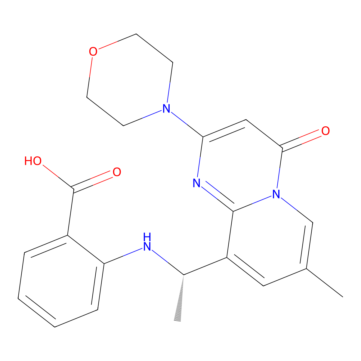AZD6482 (S-isomer) molecular structure, CAS 1173900-37-2