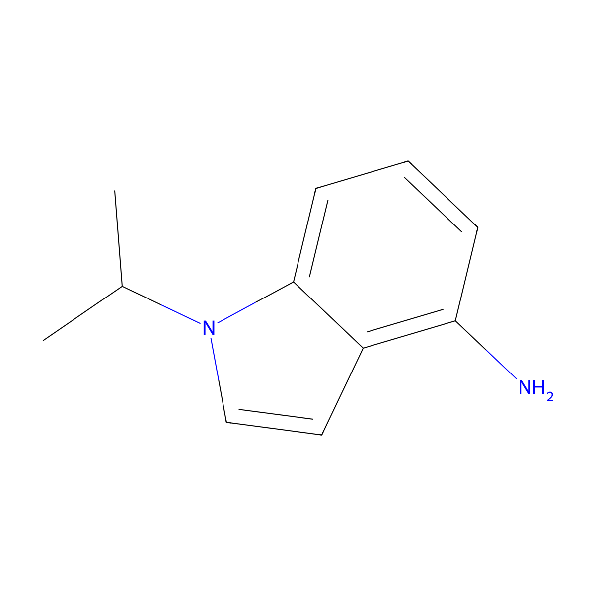 1-Isopropyl-1H-indol-4-amine molecular structure, CAS 1173986-92-9