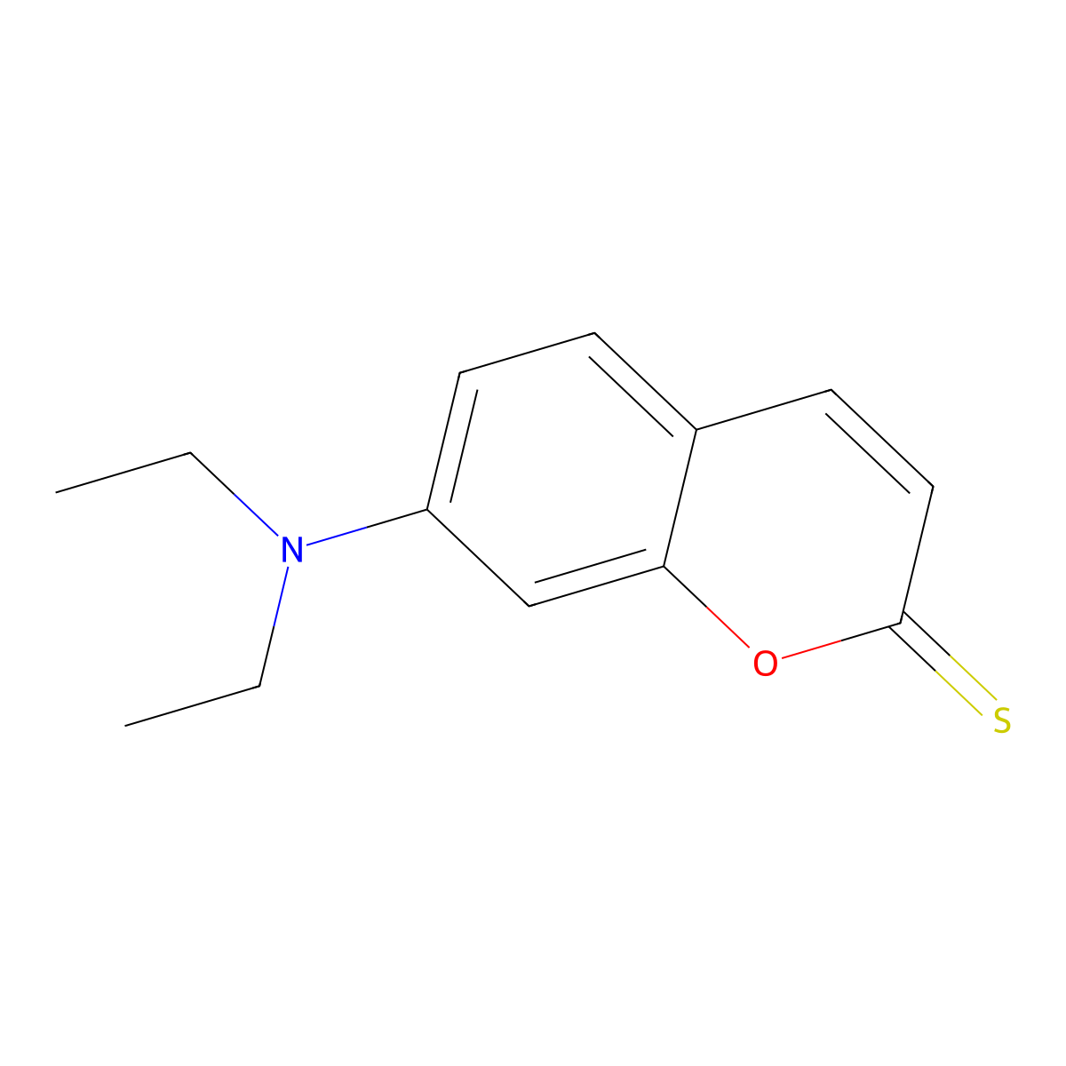 7-(Diethylamino)-2H-chromene-2-thione molecular structure, CAS 1173997-45-9
