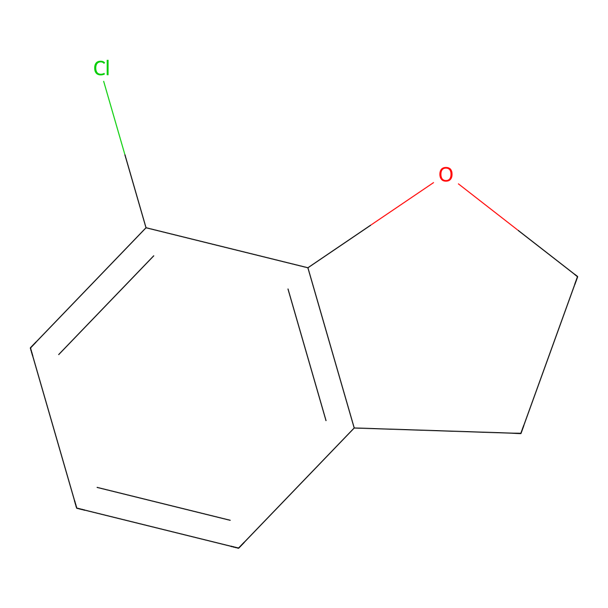 7-Chloro-2,3-dihydrobenzofuran molecular structure, CAS 1174005-71-0