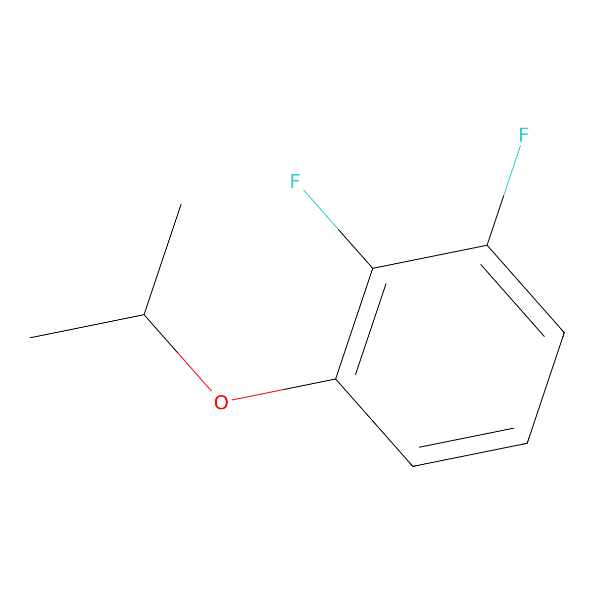 1,2-Difluoro-3-isopropoxybenzene molecular structure, CAS 1174005-86-7