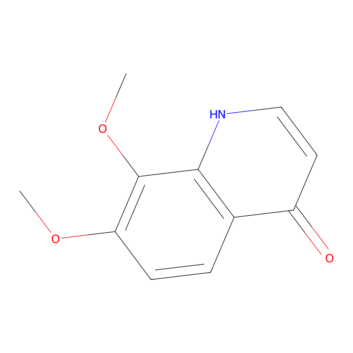 7,8-Dimethoxyquinolin-4-ol molecular structure, CAS 1174006-05-3