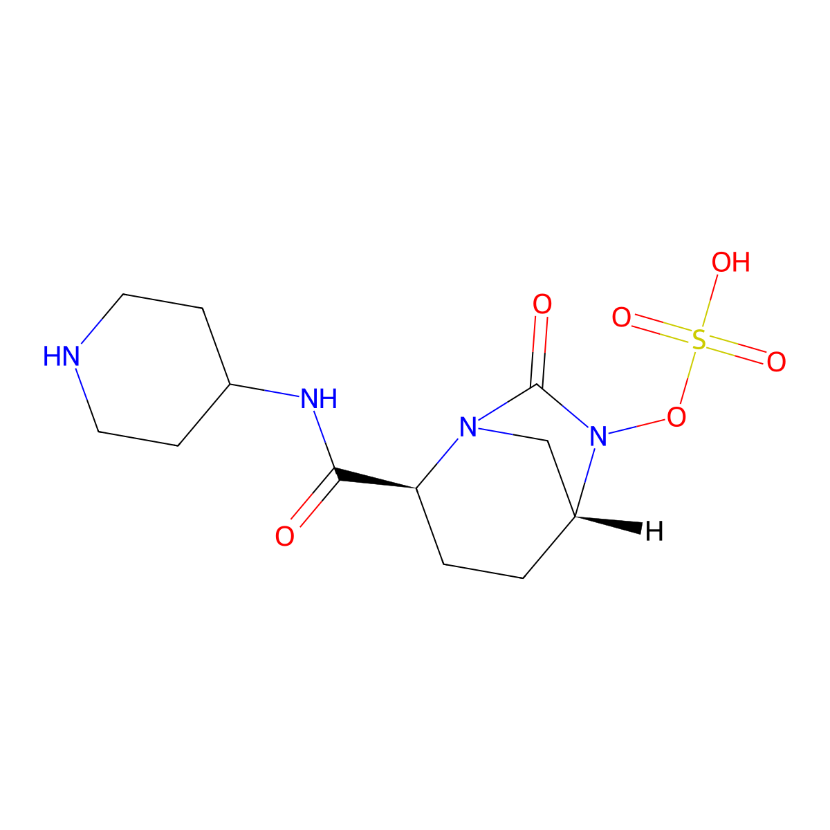 Relebactam molecular structure, CAS 1174018-99-5
