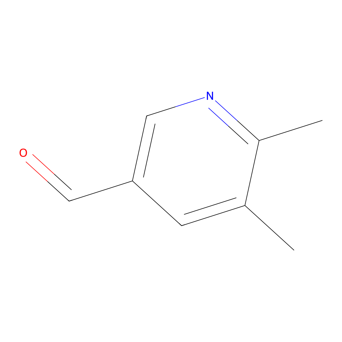 5,6-Dimethylpyridine-3-carbaldehyde molecular structure, CAS 1174028-17-1