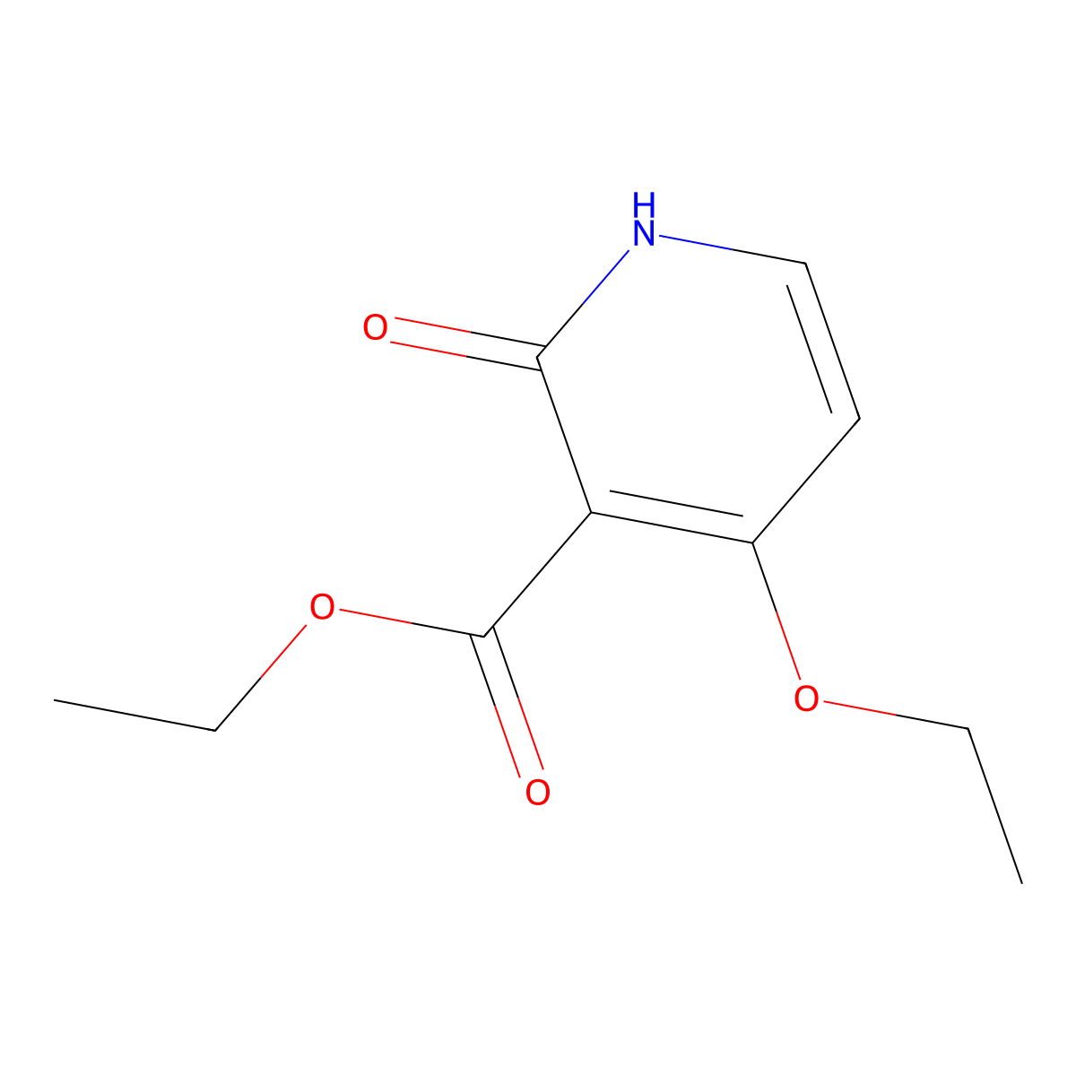 Ethyl 4-Ethoxy-2-oxo-1,2-dihydropyridine-3-carboxylate molecular structure, CAS 1174046-84-4