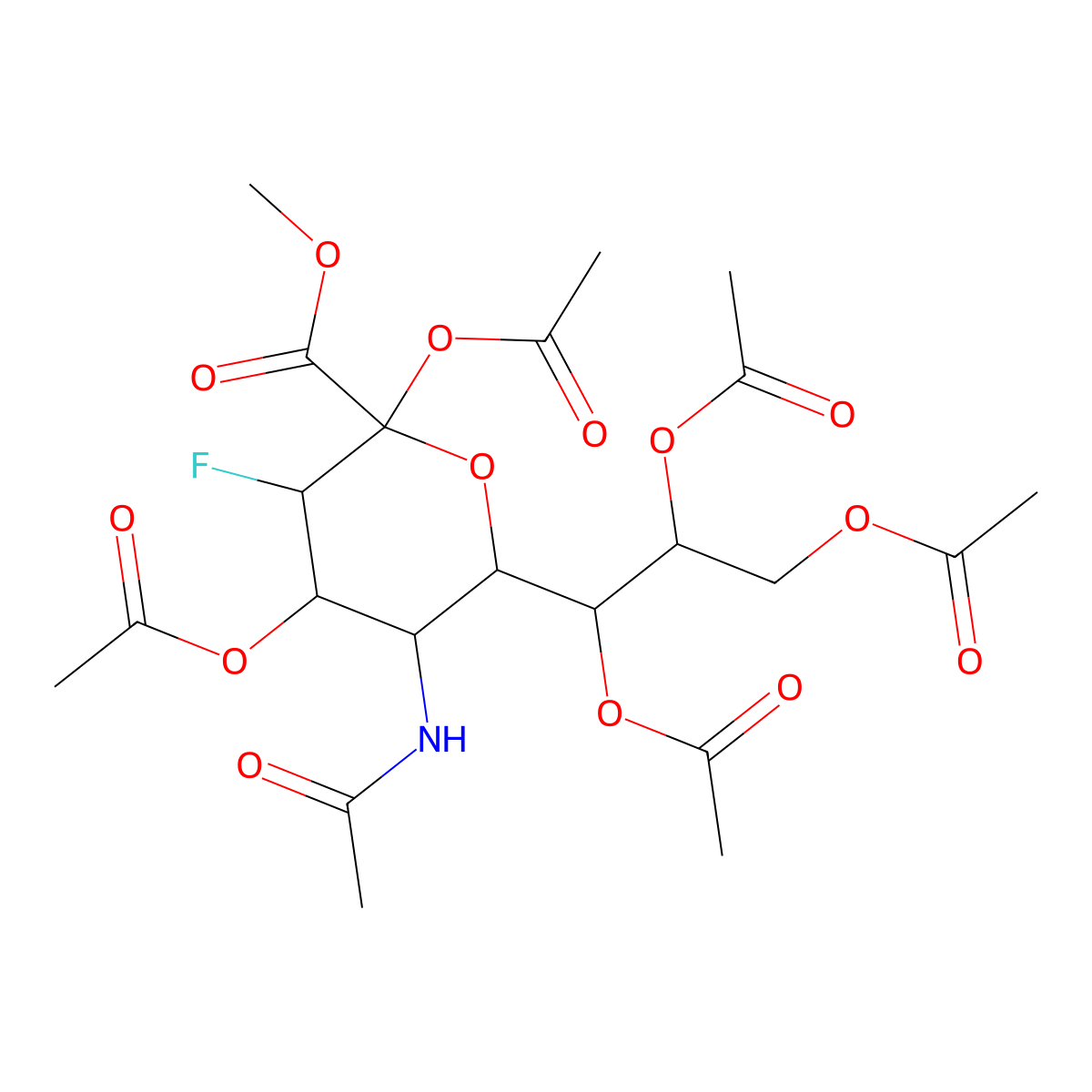 P-3FAX-Neu5Ac molecular structure, CAS 117405-58-0