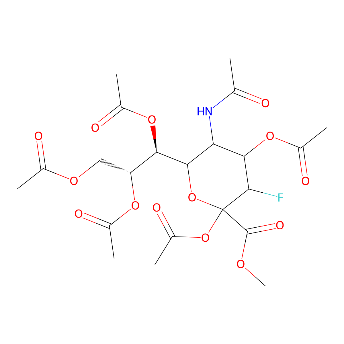 P-3FAX-Neu5Ac molecular structure, CAS 117405-58-0