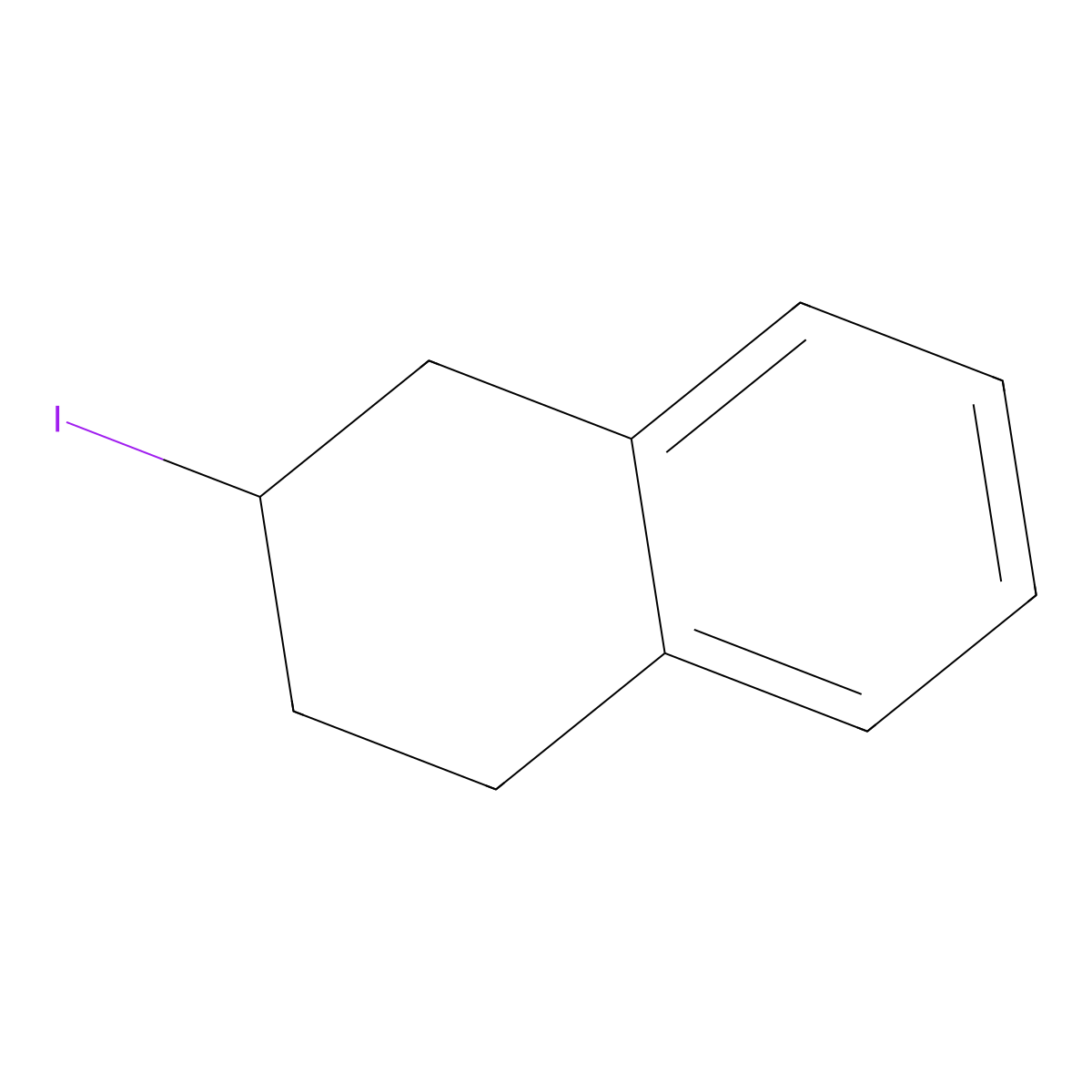 2-Iodo-1,2,3,4-tetrahydronaphthalene molecular structure, CAS 117408-86-3
