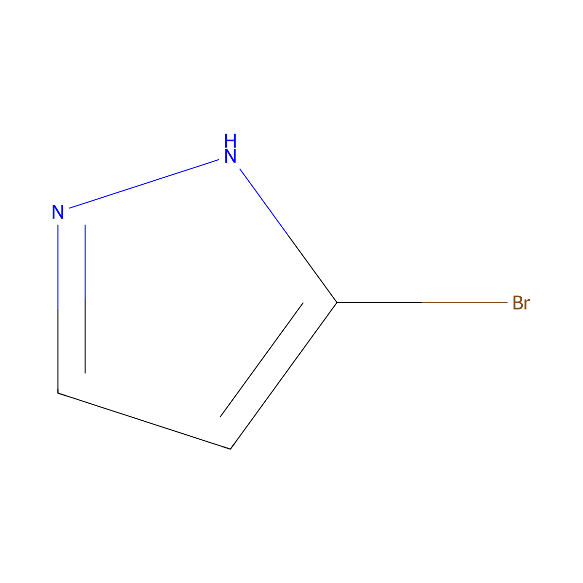 3-bromo-1H-pyrazole molecular structure, CAS 1174132-74-1