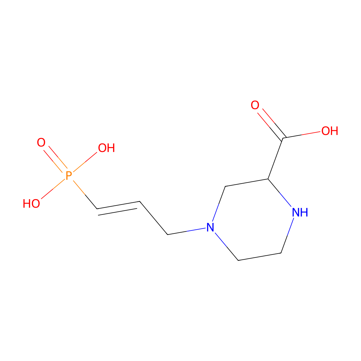 Midafotel molecular structure, CAS 117414-74-1