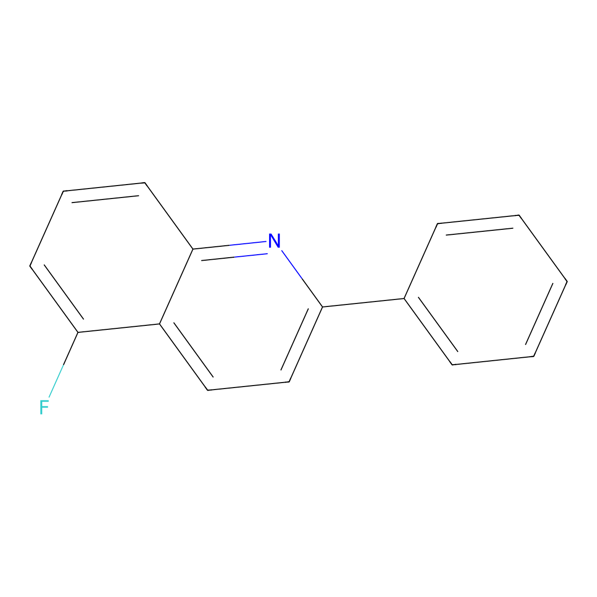5-Fluoro-2-phenylquinoline molecular structure, CAS 1174197-78-4