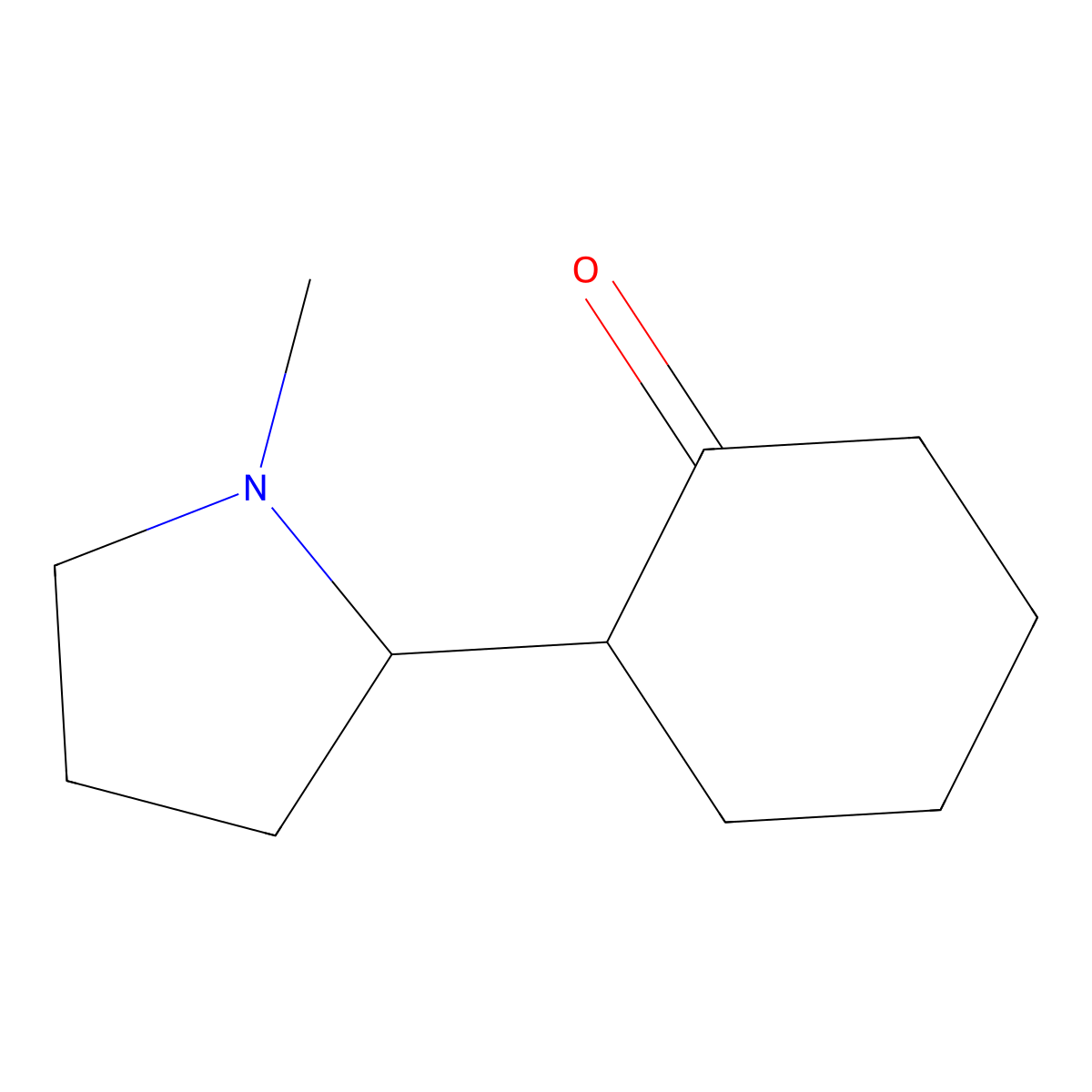 2-(1-Methylpyrrolidin-2-yl)cyclohexan-1-one molecular structure, CAS 1174219-87-4