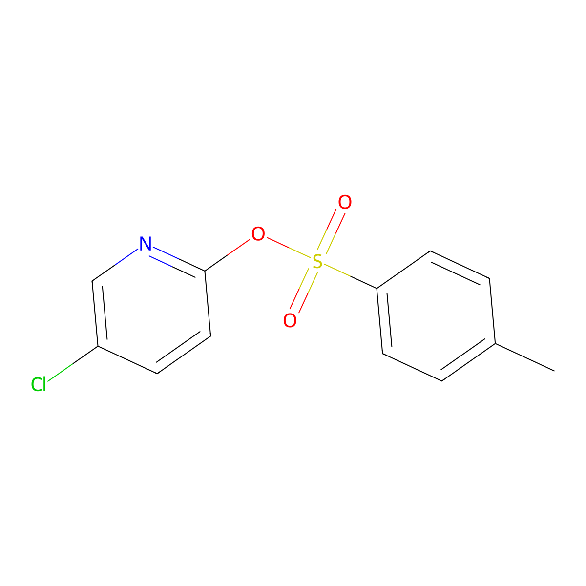 5-Chloropyridin-2-yl 4-methylbenzene-1-sulfonate molecular structure, CAS 1174281-02-7