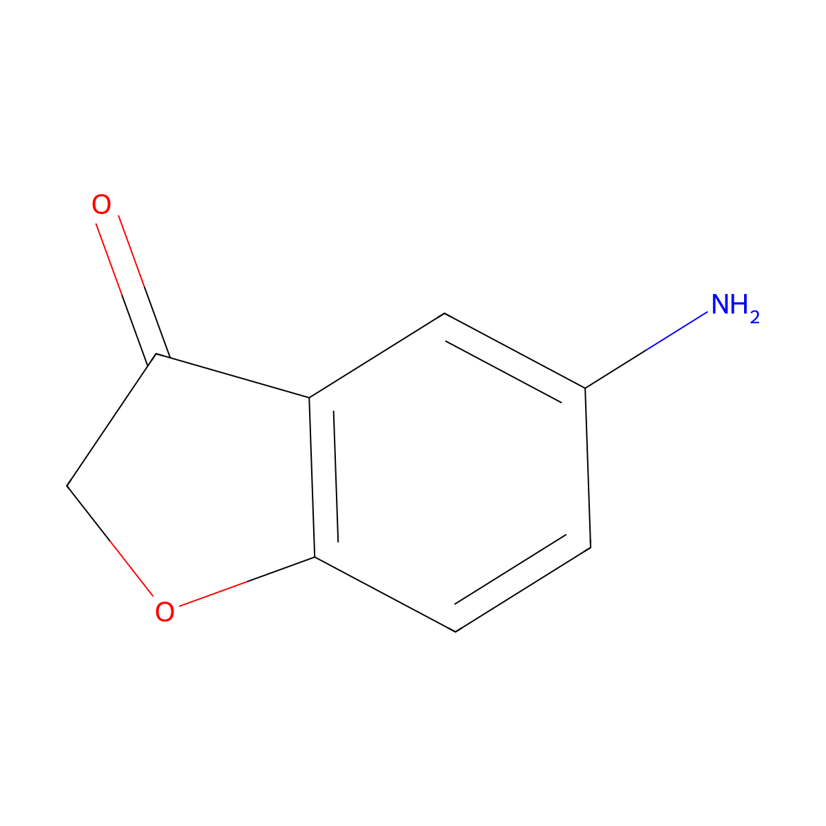 5-aminobenzofuran-3(2H)-one molecular structure, CAS 1174298-02-2