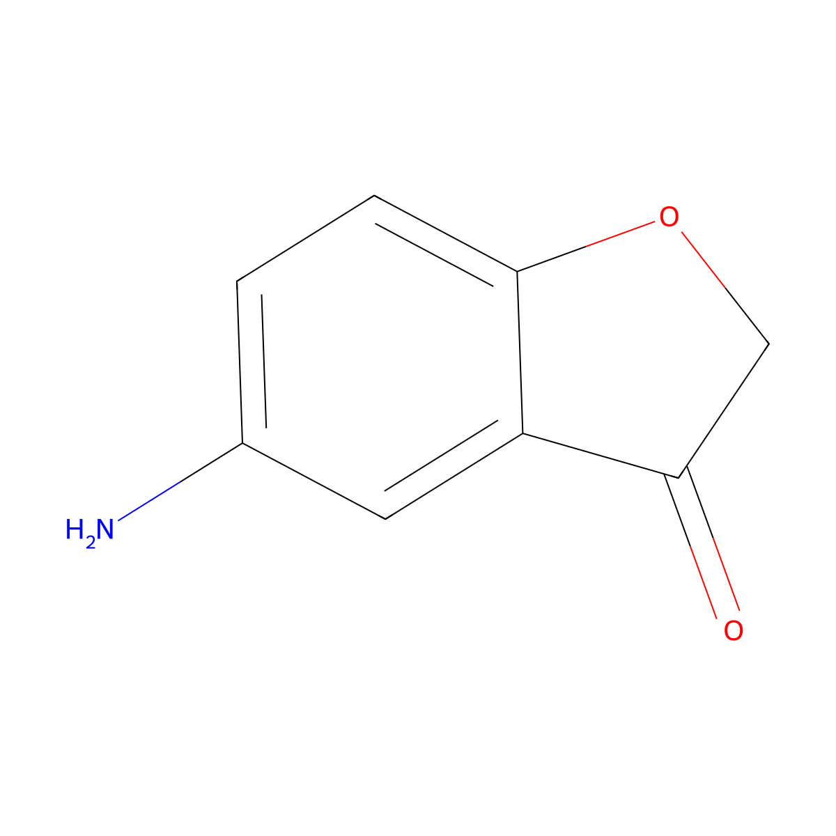 5-aminobenzofuran-3(2H)-one molecular structure, CAS 1174298-02-2