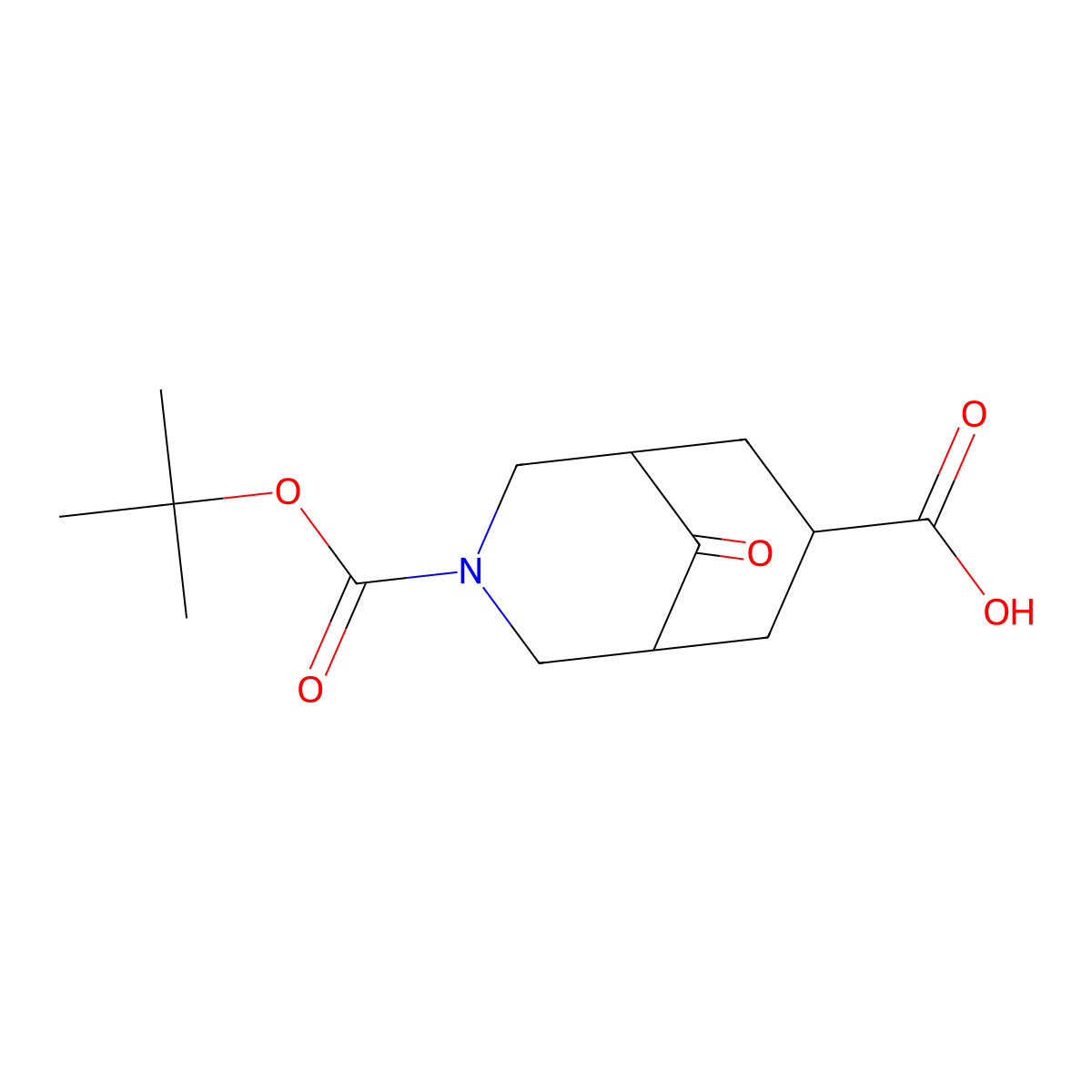 3-[(Tert-butoxy)carbonyl]-9-oxo-3-azabicyclo[3.3.1]nonane-7-carboxylic acid molecular structure, CAS 1174311-20-6
