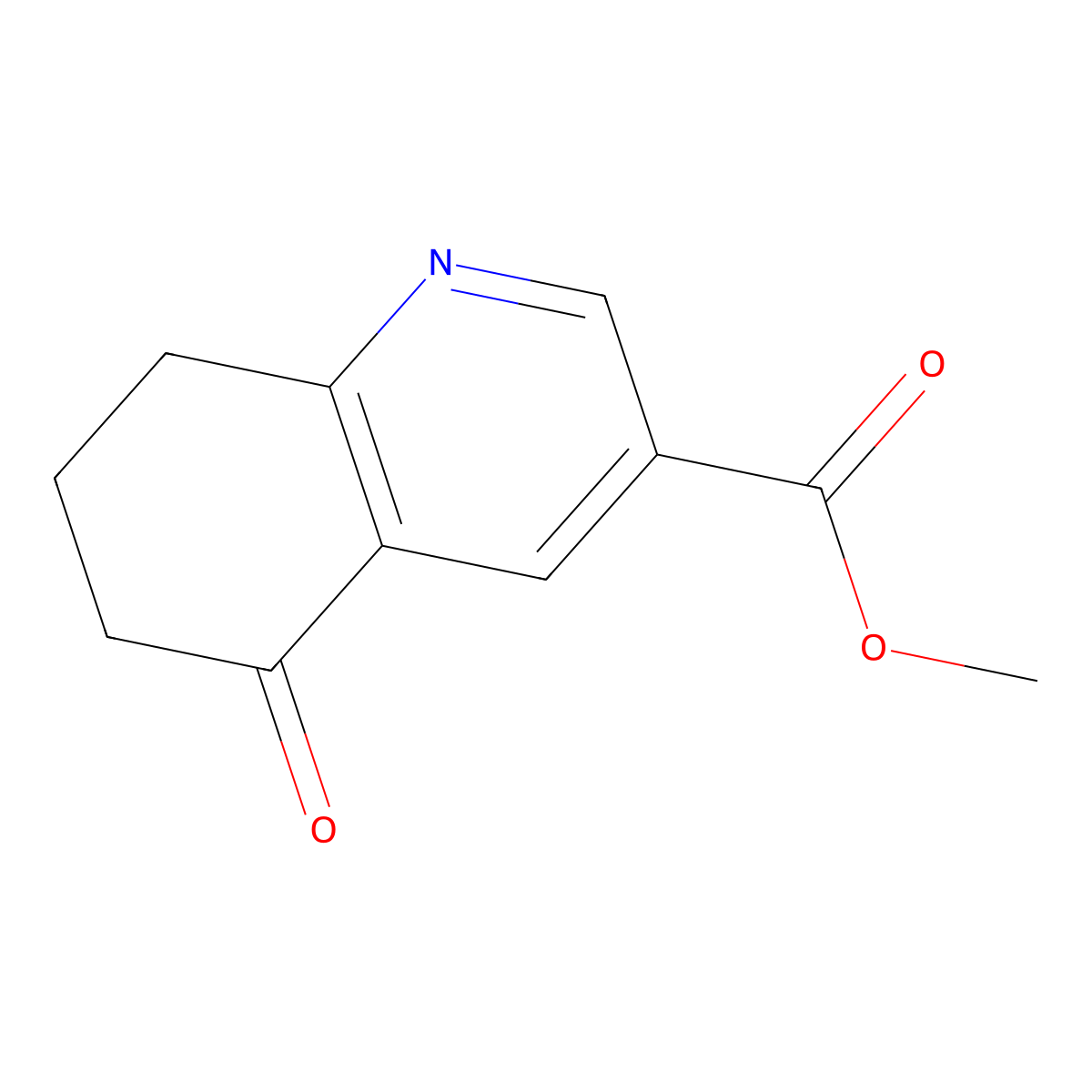 Methyl 5-oxo-5,6,7,8-tetrahydroquinoline-3-carboxylate molecular structure, CAS 1174538-70-5